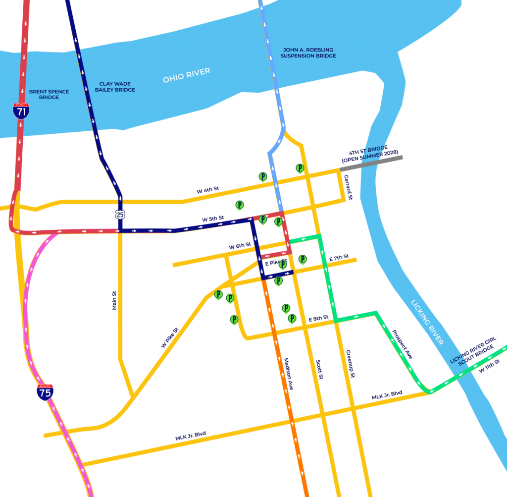 Covington Access Map